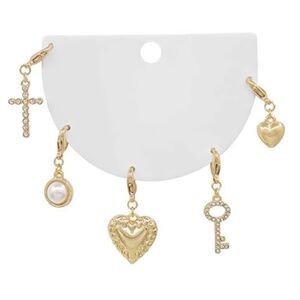 Heart & Multi Charm Set